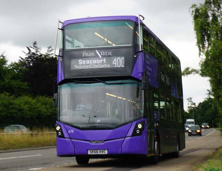 Oxford Wright Streetdeck 678 Park & Ride